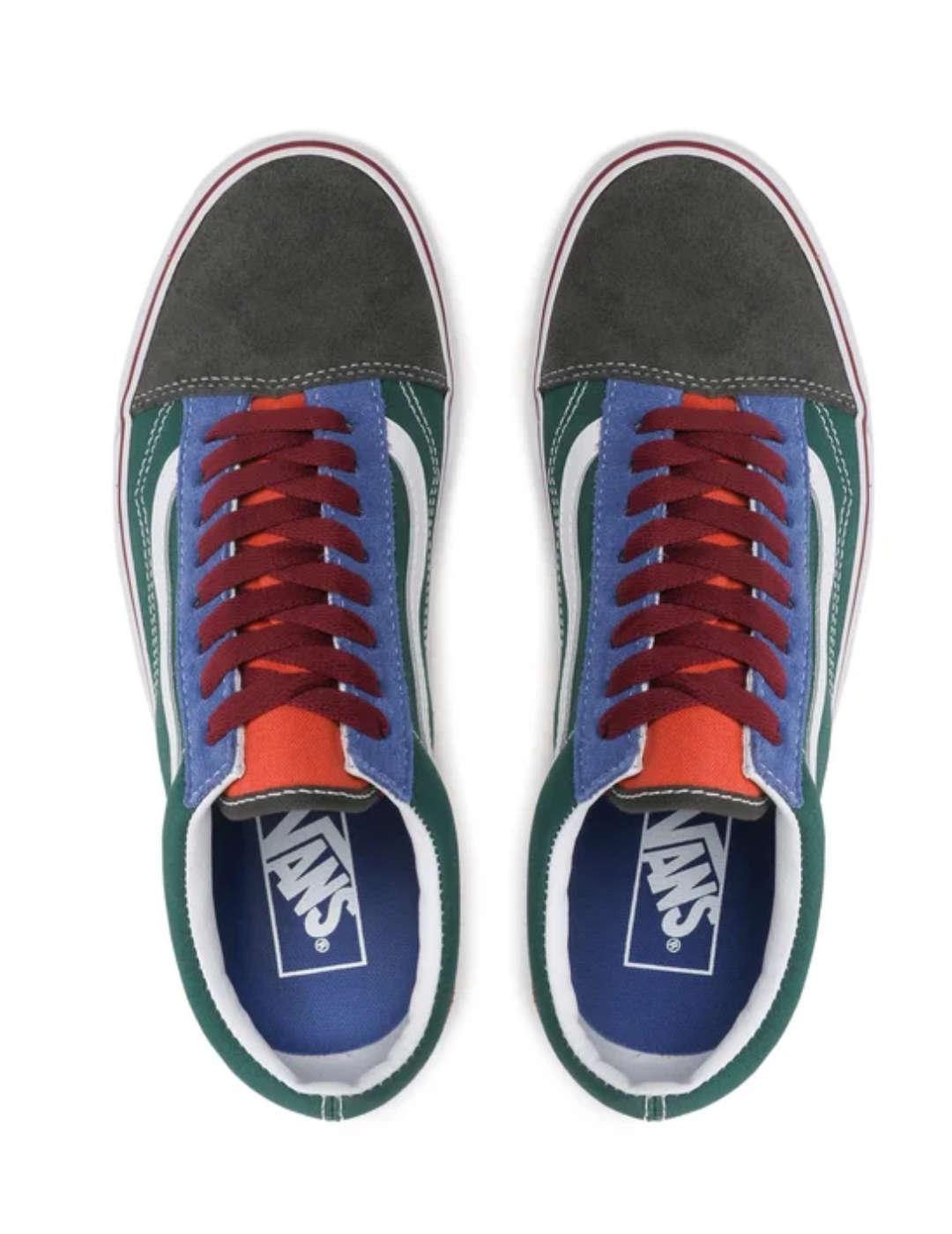 Zapatillas Vans Old Skool multi color unisex-b