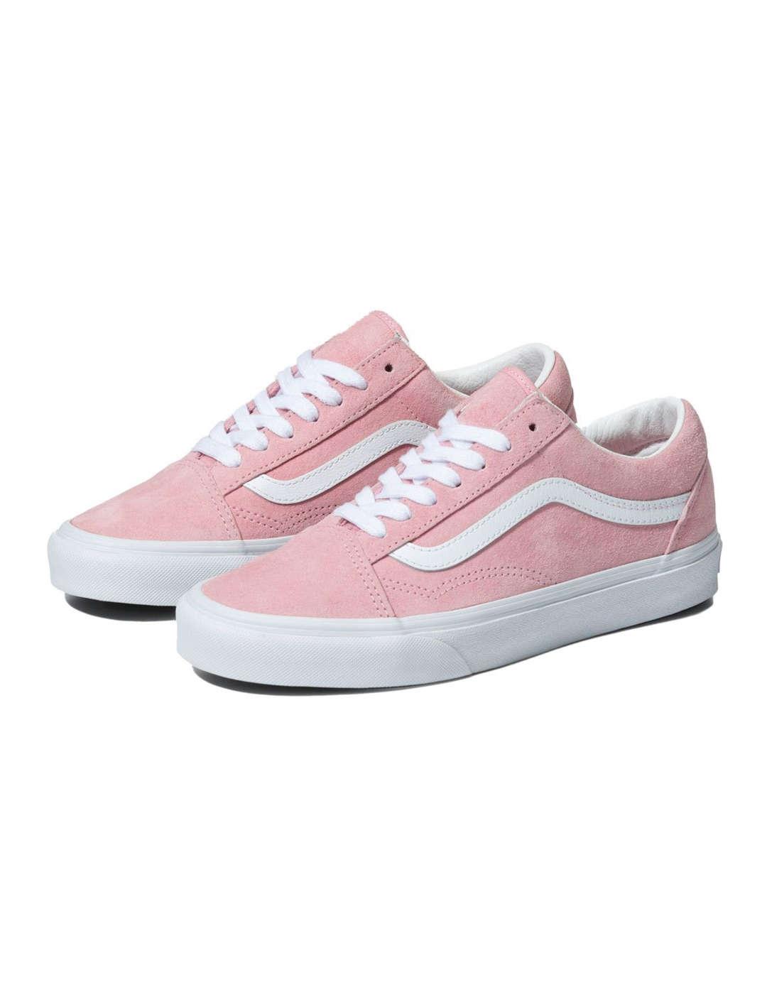 Zapatillas Vans Old Skool rosas de mujer-b