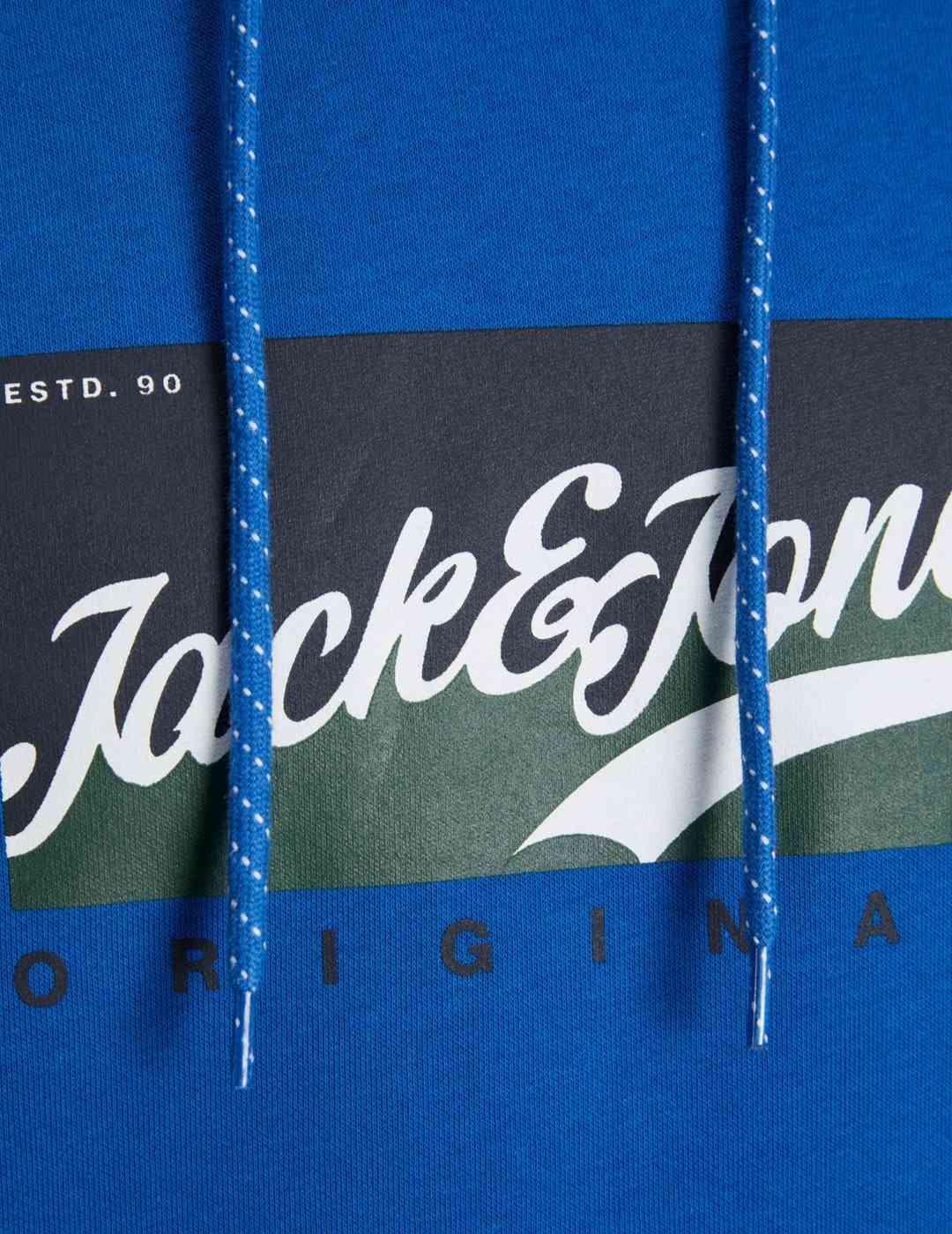 Sudadera Jack&Jones Becks  azul para hombre-b