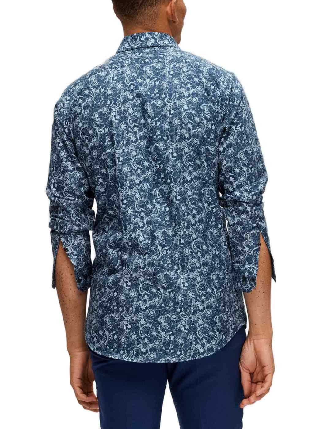 Camisa Sele Soho azul para hombre-c