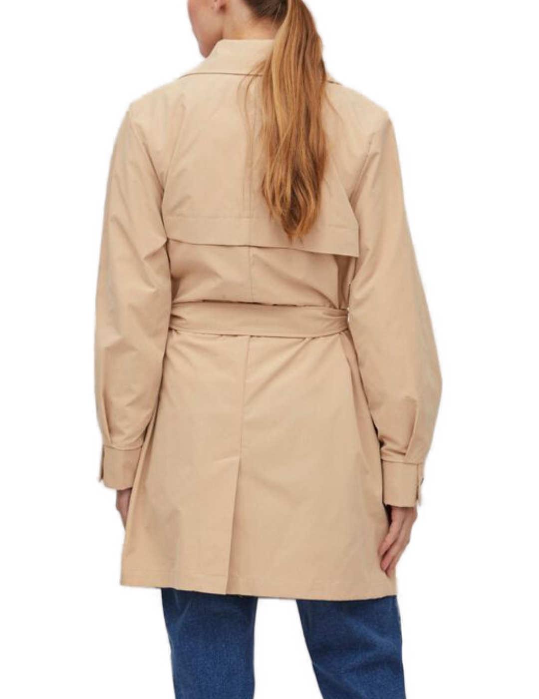 Gabardina Vila Mersin beige para mujer-c