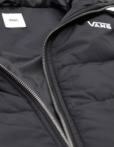 Abrigos vans hombre top negro