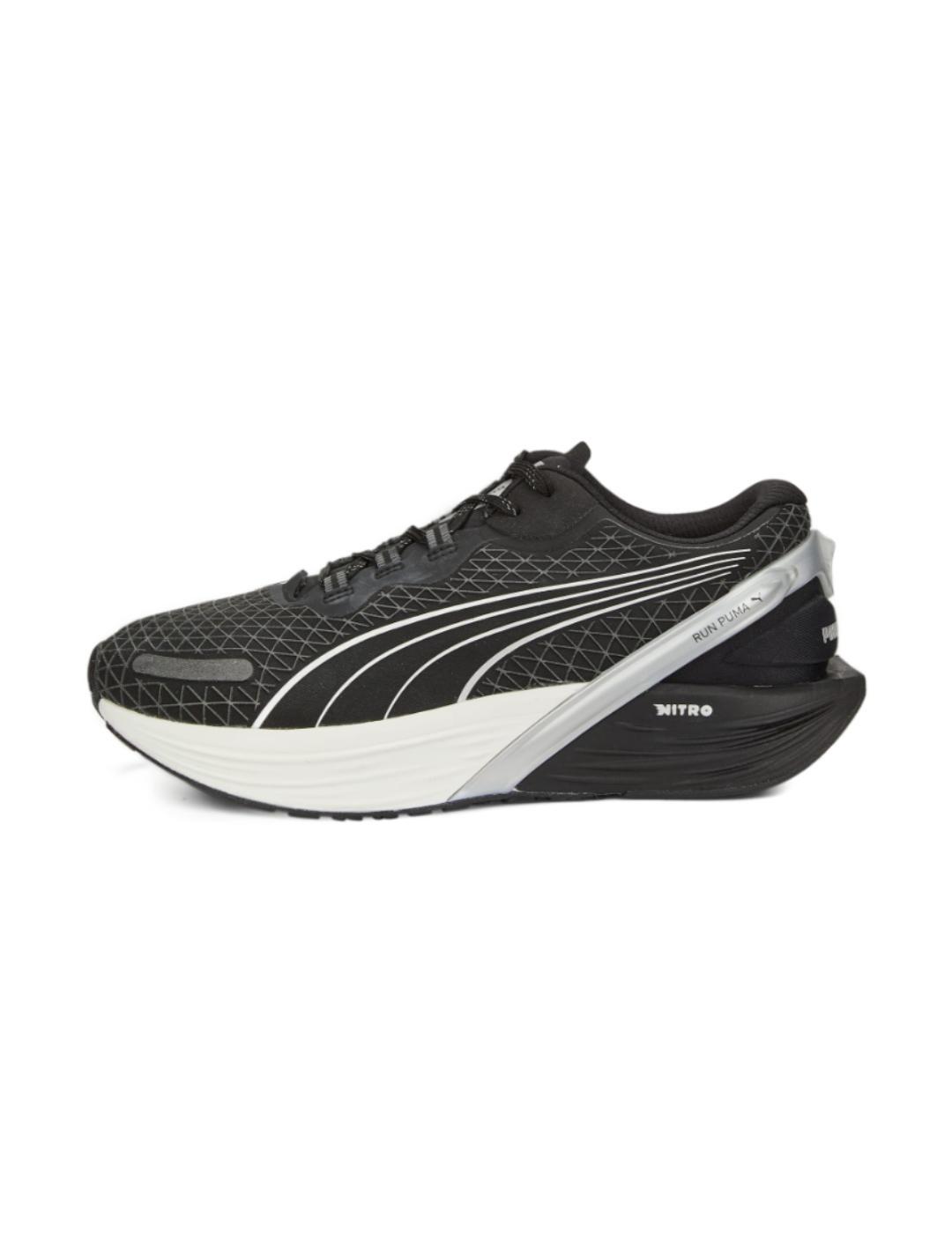 Zapatillas Puma Run XX Nitro negro y blanco para mujer