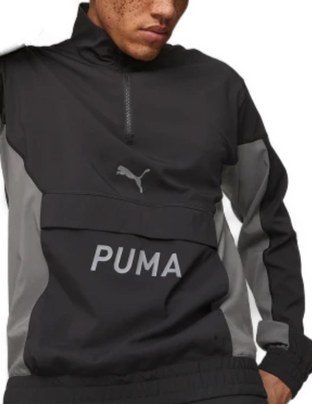 Canguro Puma Woven negro y gris para hombre