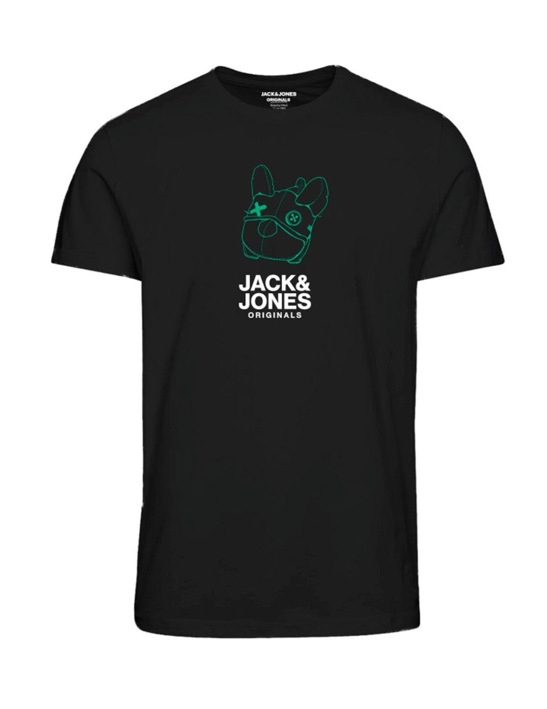Camiseta Jack&Jones Pal negra para hombre