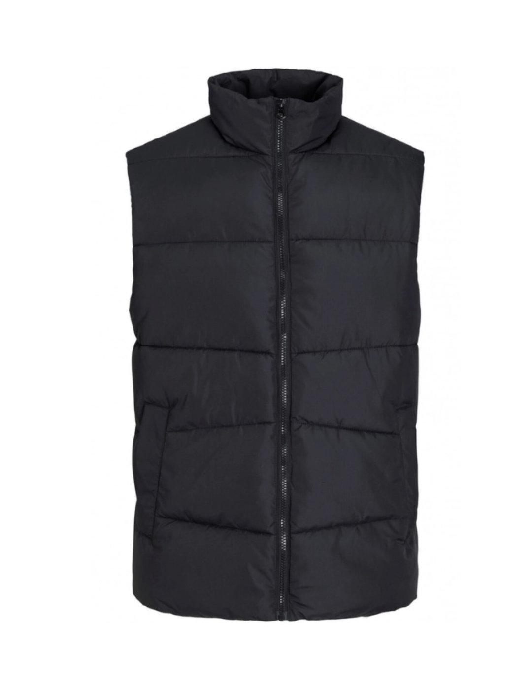 Chaleco Jack & Jones Chili negro acolchado para hombre