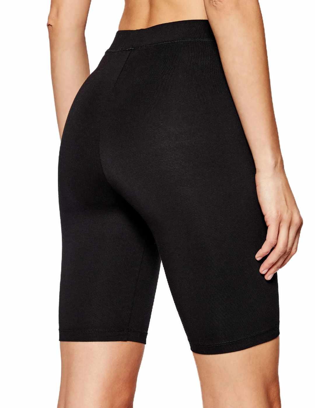 Malla short Vans tipo ciclista negro elásticos para mujer