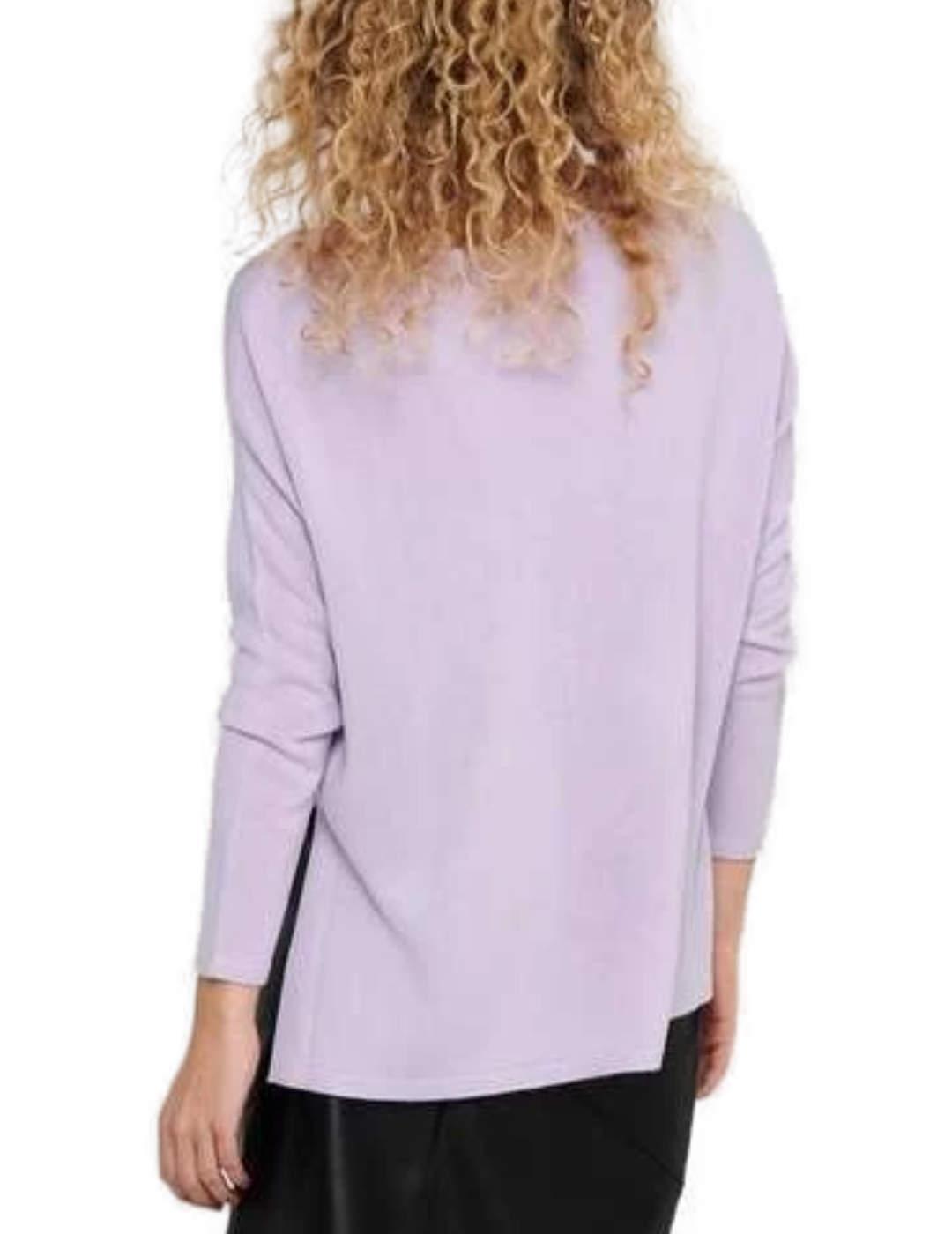 Jersey Only Malia color violeta  para mujer