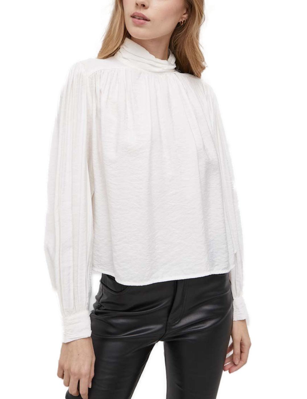 Blusa Only color crudo cuello medio para mujer