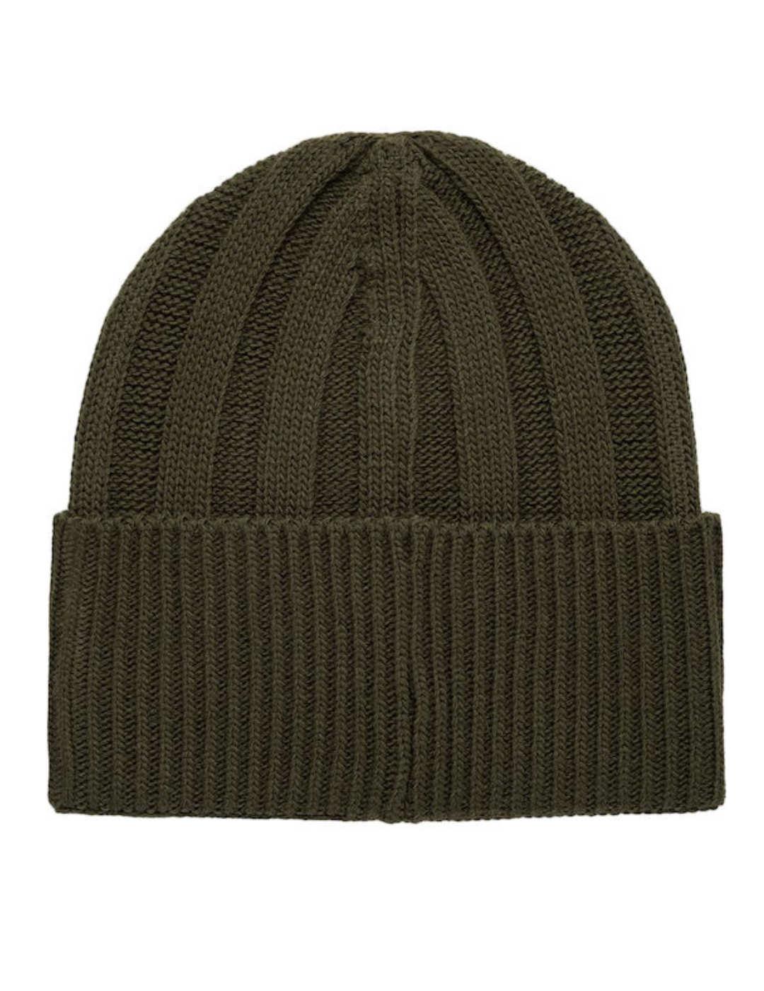 Gorro Replay lana verde oscuro para hombre