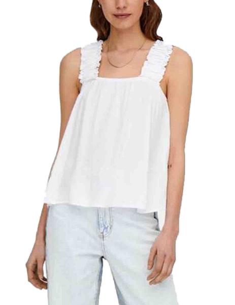 Blusa blanca tirantes top