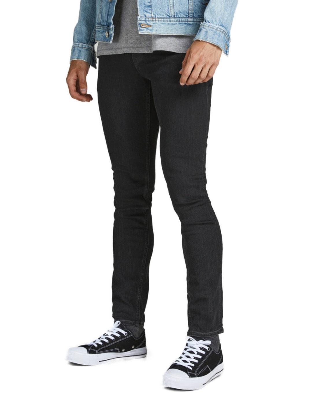 Pantalón Vaquero Jack Jones Liam Noos negro de hombre