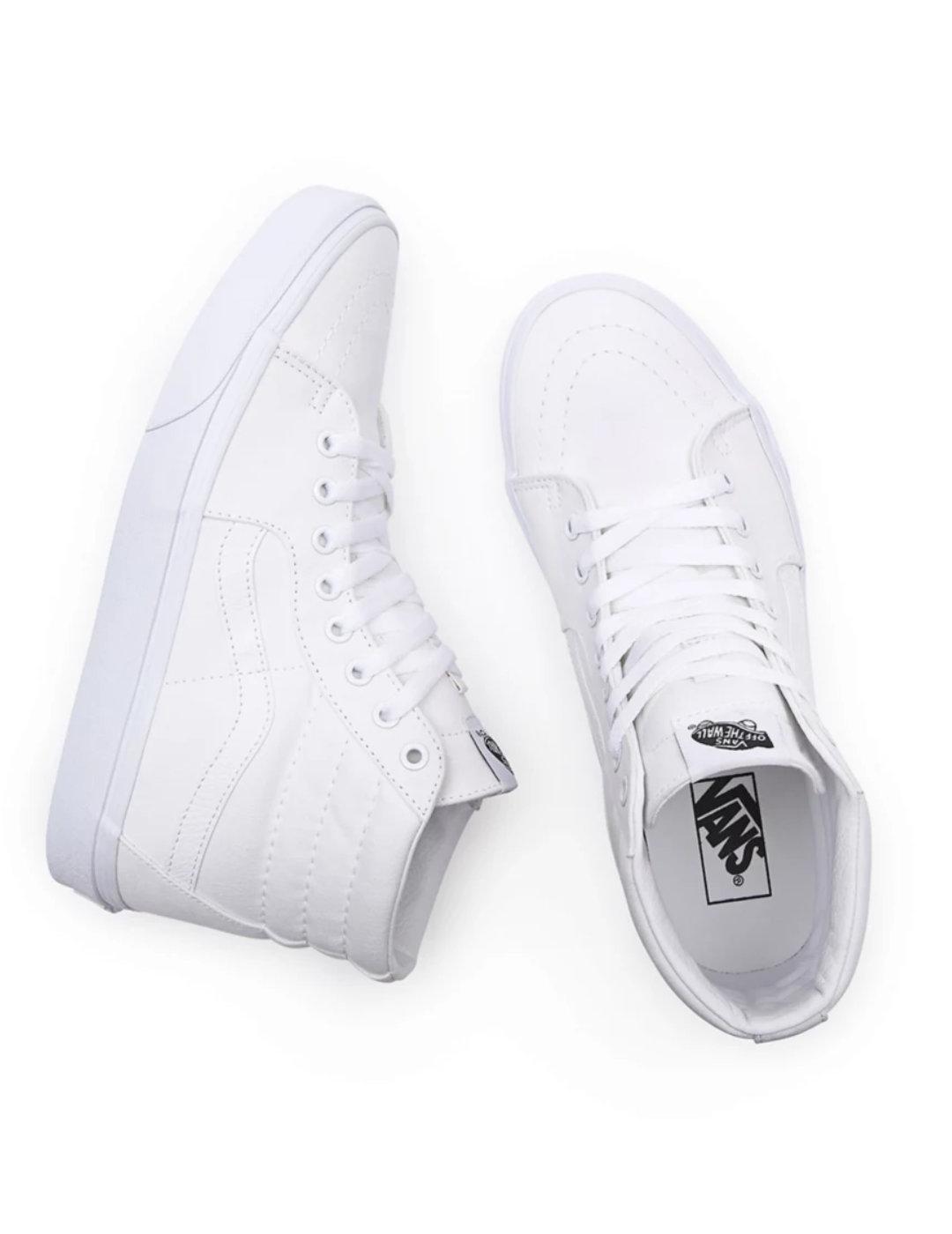 Zapatillas Vans SK8-Hi blancas para hombre