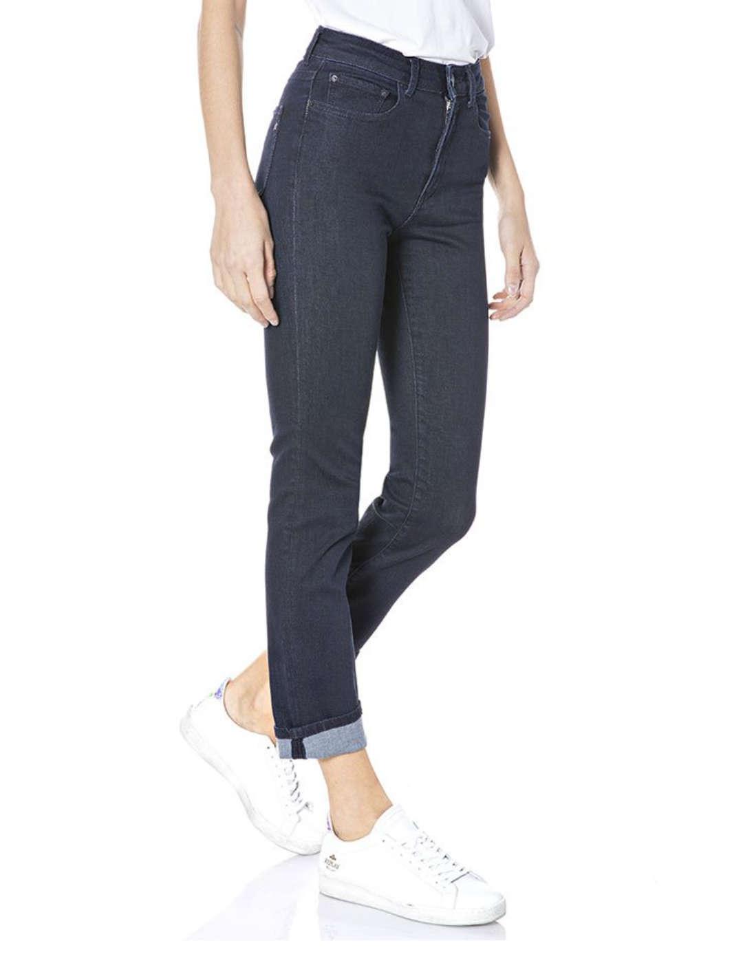 Vaquero Replay modelo Florie slim fit azul oscuro para mujer