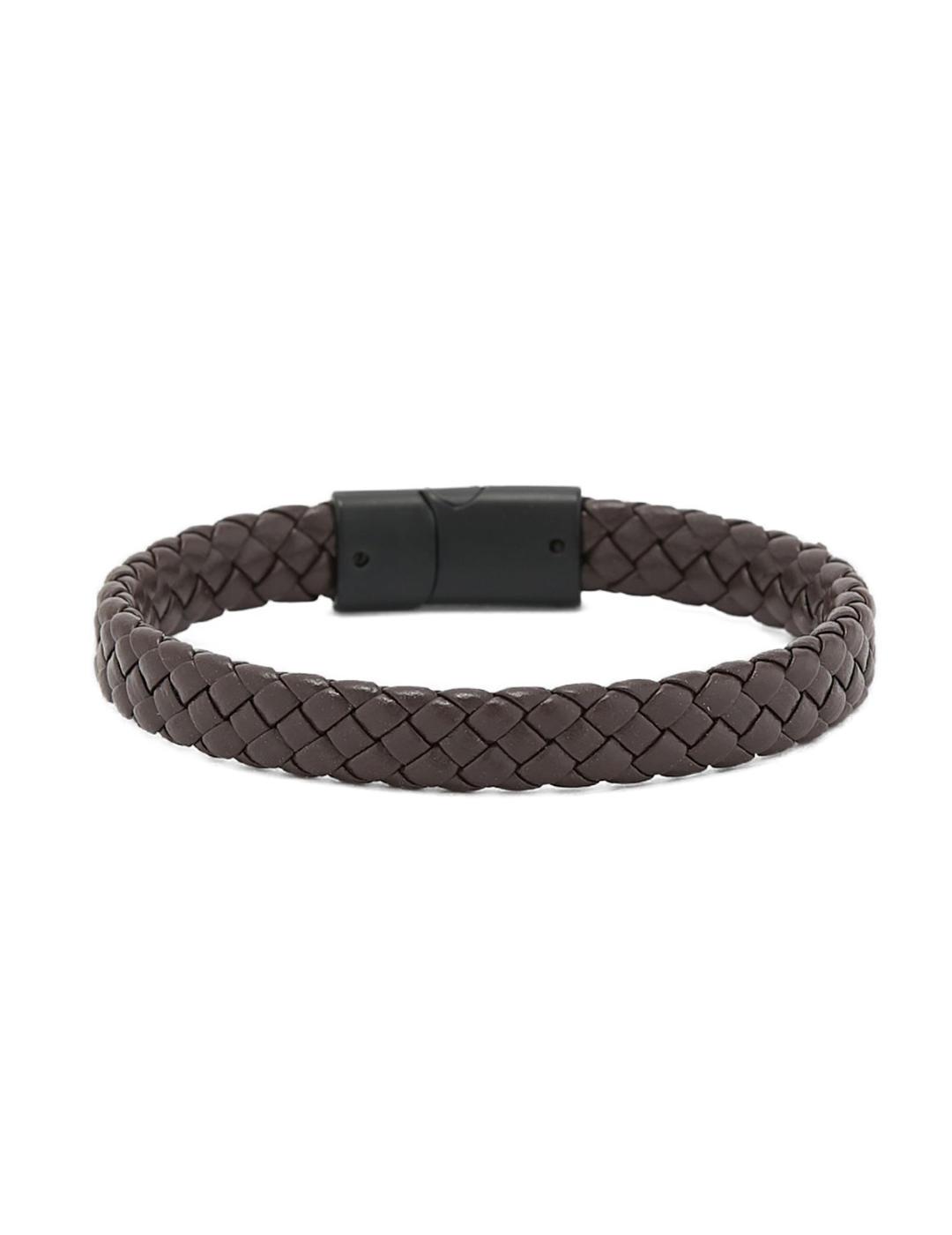 Pack de dos pulseras Jack&Jones marrones de hombre