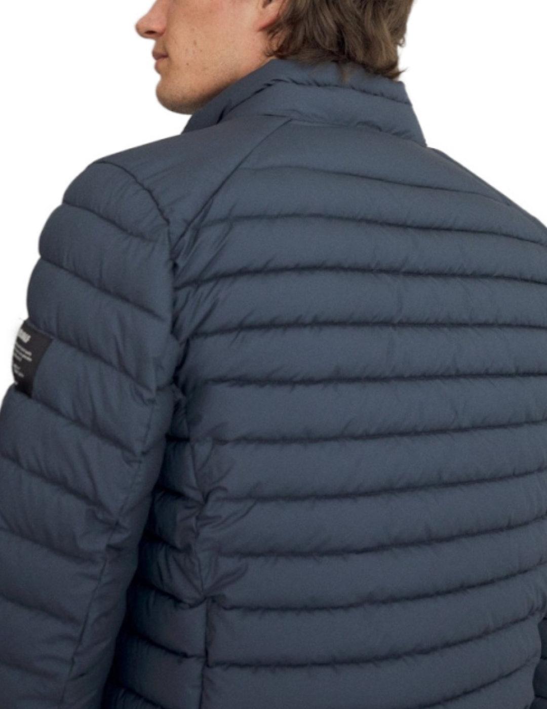 Chaqueta de plumas Ecoalf marino ligero para hombre