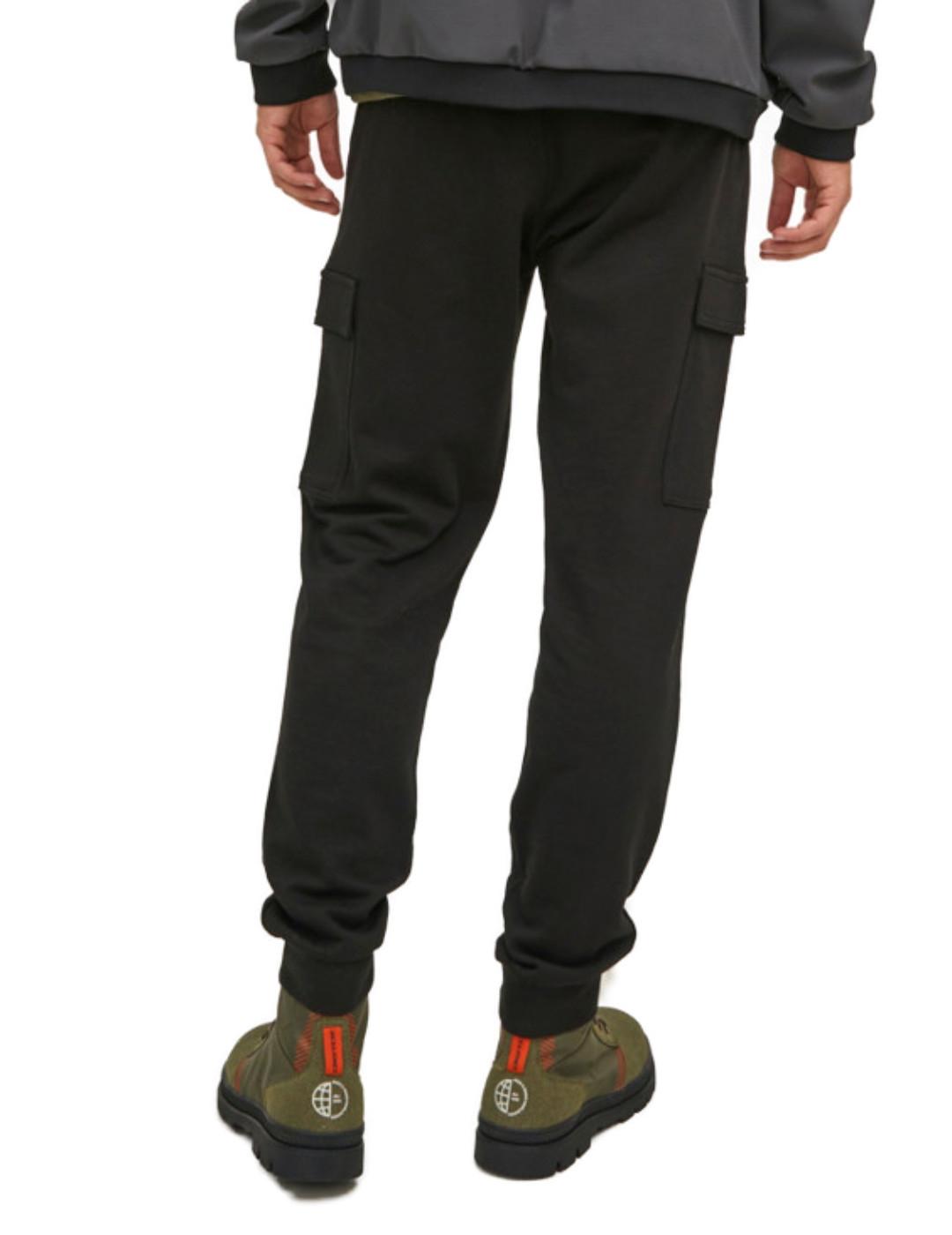 Pantalón cargo Jack&Jones Gordon con puño negro de hombre