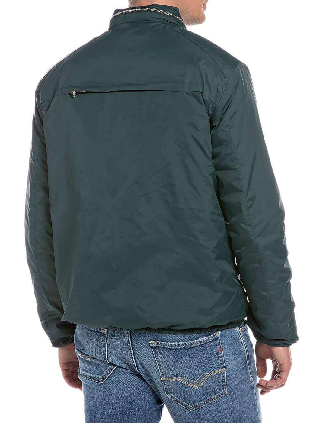 Chaqueta bomber Replay verde botella para hombre