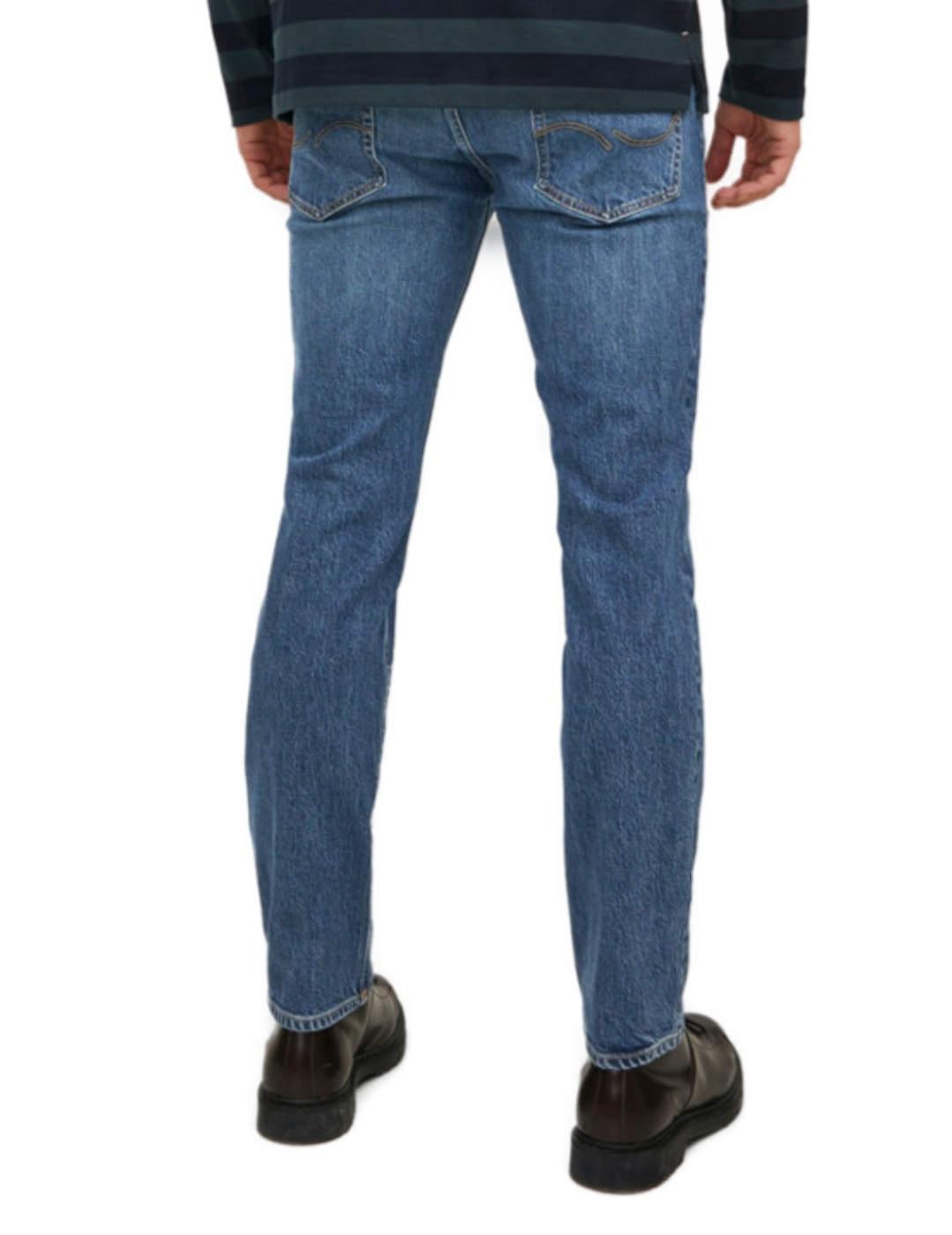 Pantalon vaquero Jack&Jones Clark azul recto para hombre