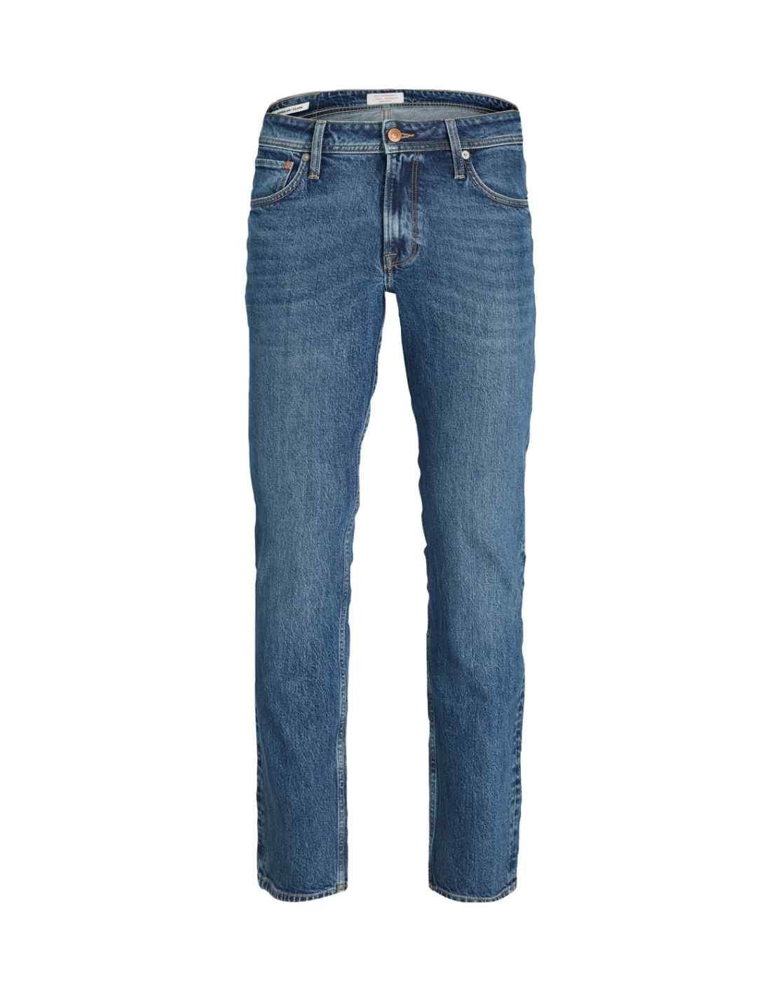 Pantalon vaquero Jack&Jones Clark azul recto para hombre