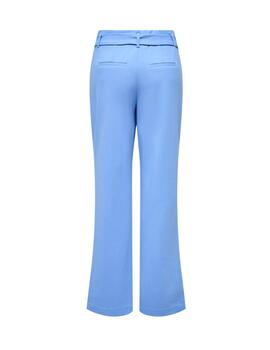 Pantalón Only paperbag Carolina azul cielo de mujer