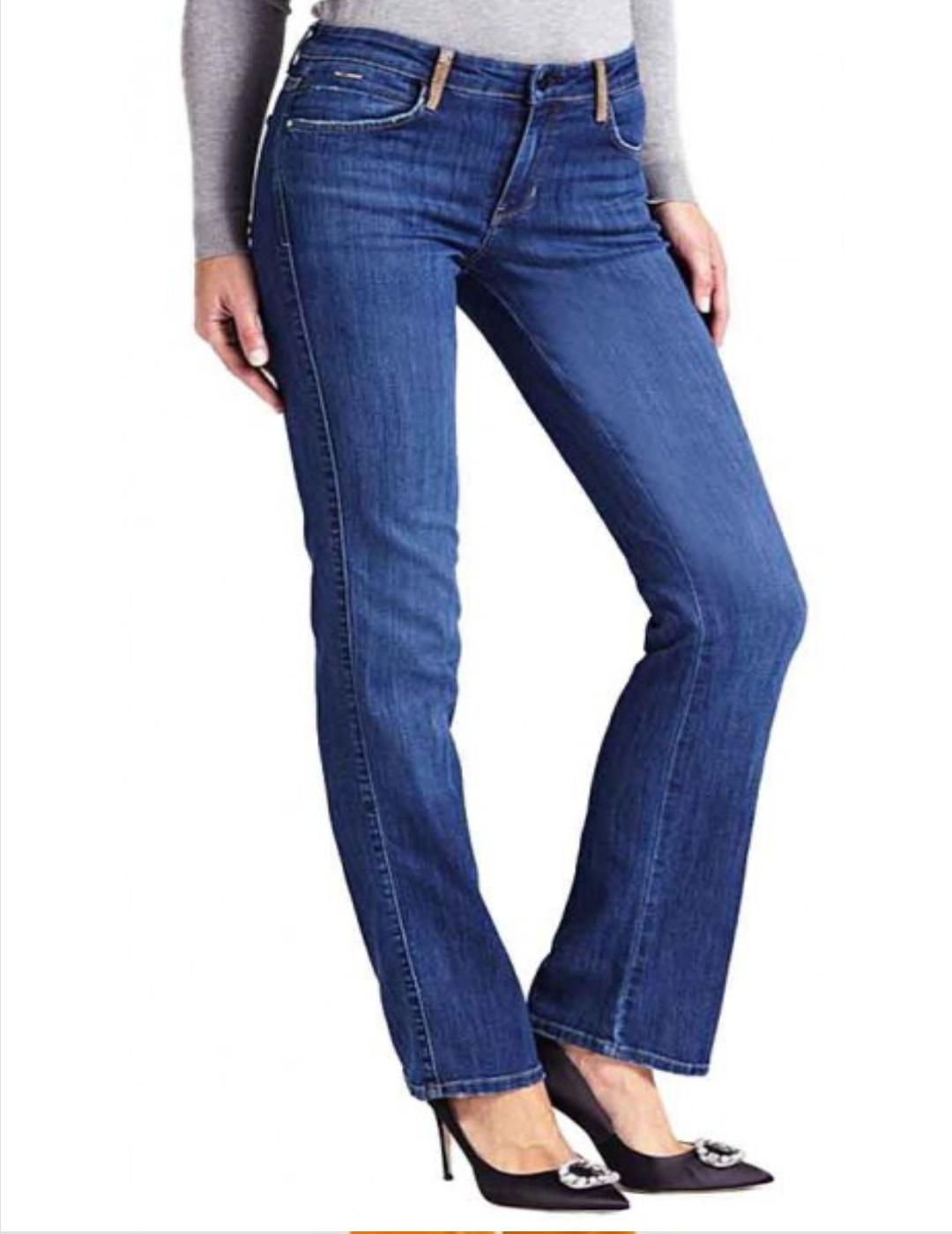 Pantalón vaquero Guess azul bootcut de mujer