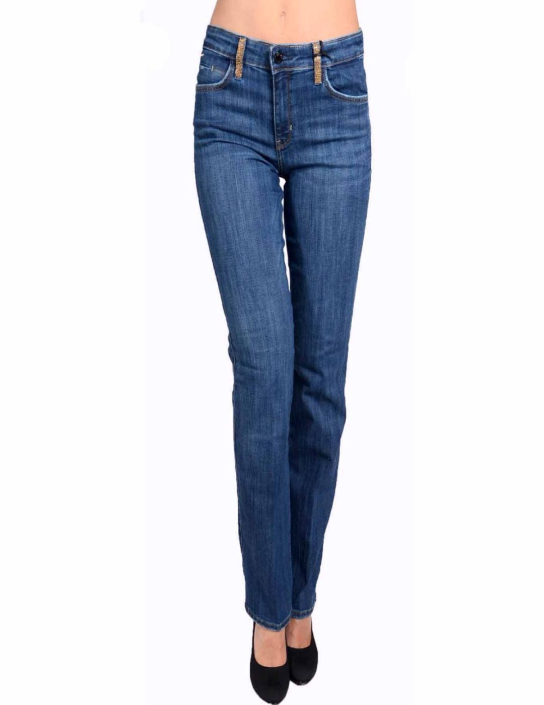 Pantalón vaquero Guess azul bootcut de mujer