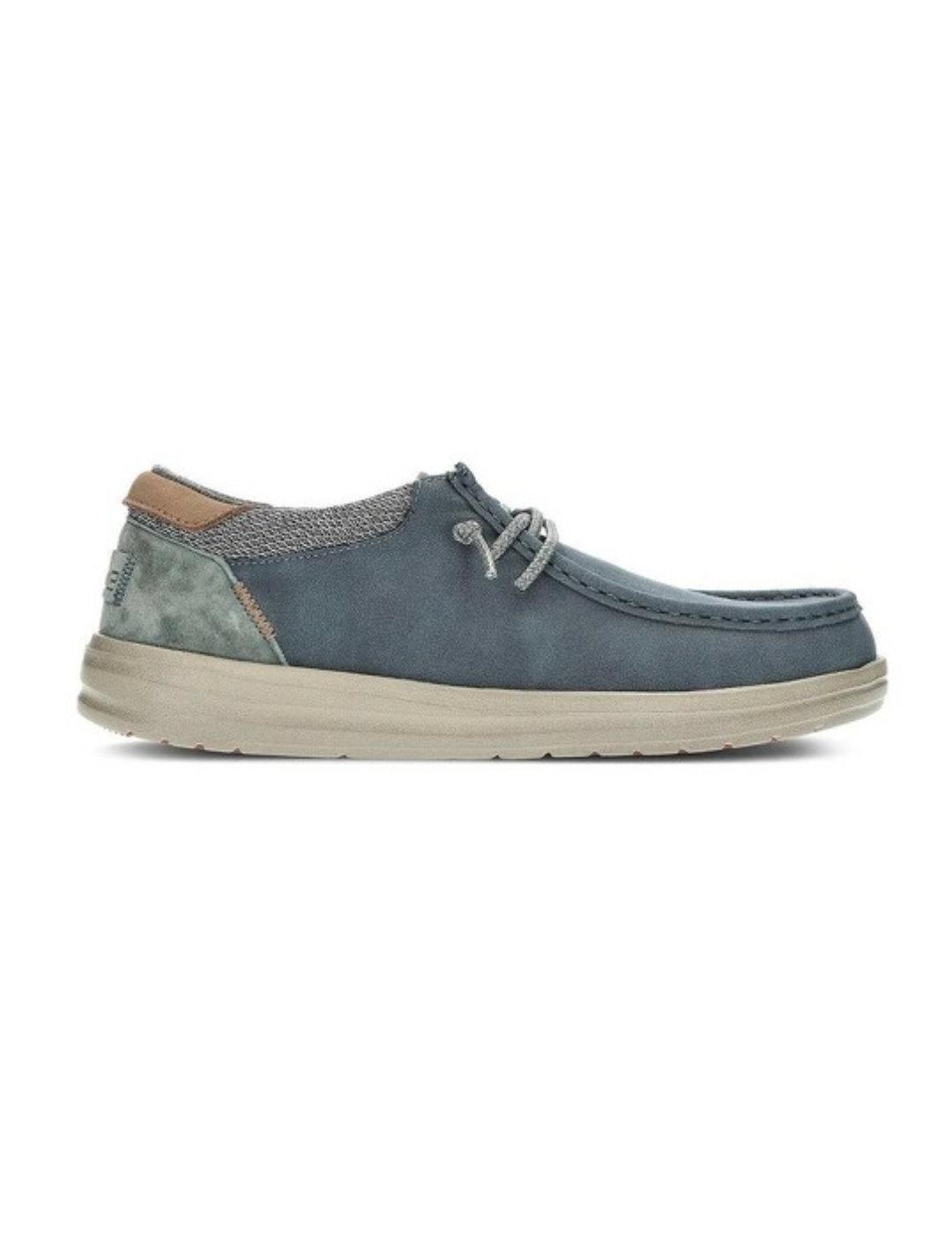 Zapatos Heydude Paul azul para hombre