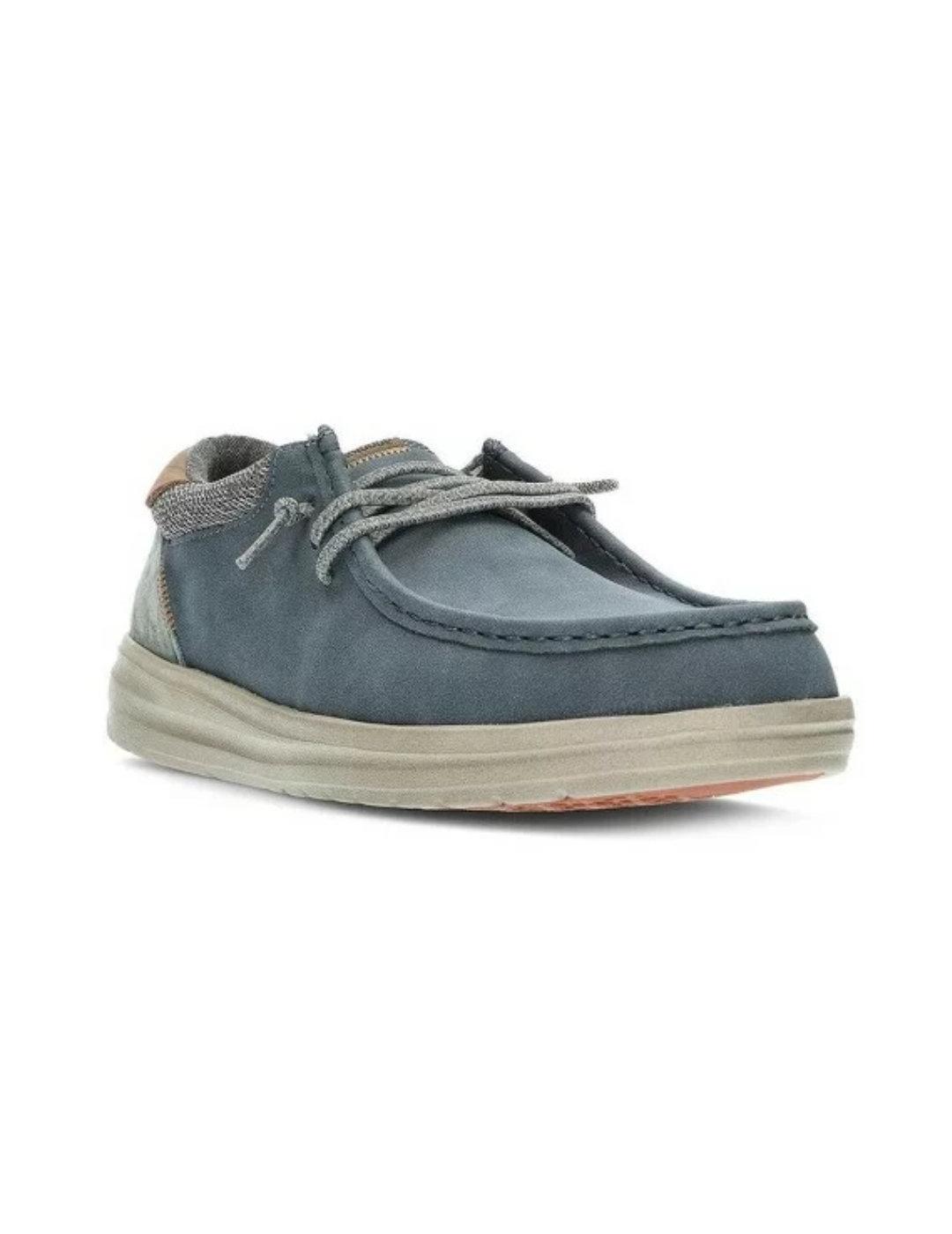 Zapatos Heydude Paul azul para hombre