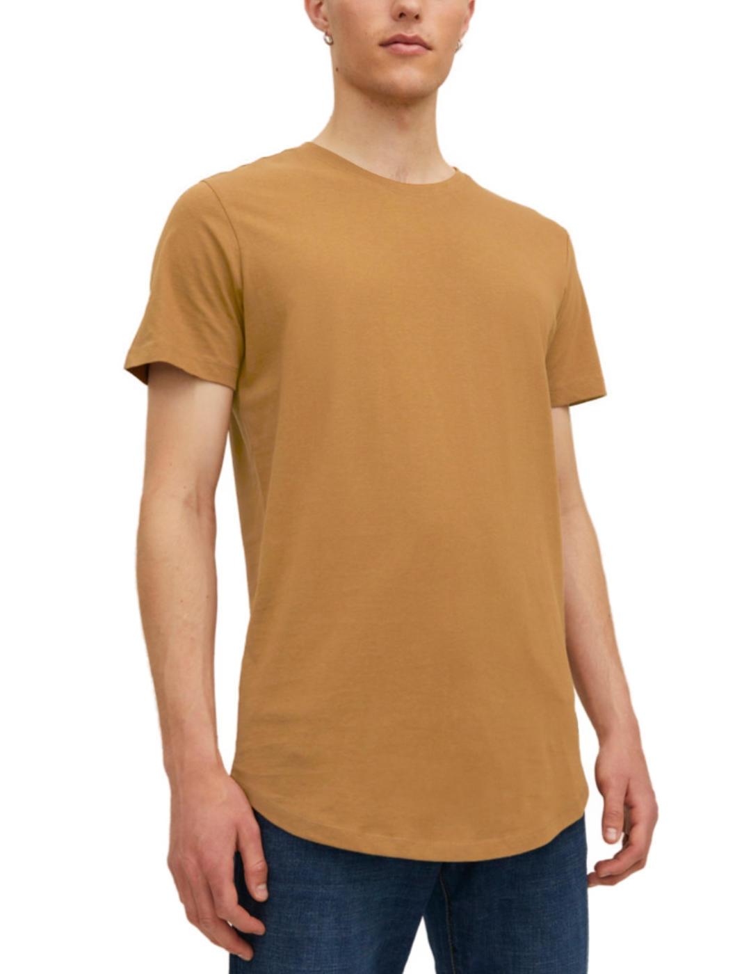 Camiseta Jack&Jones Enoa color camel para hombre