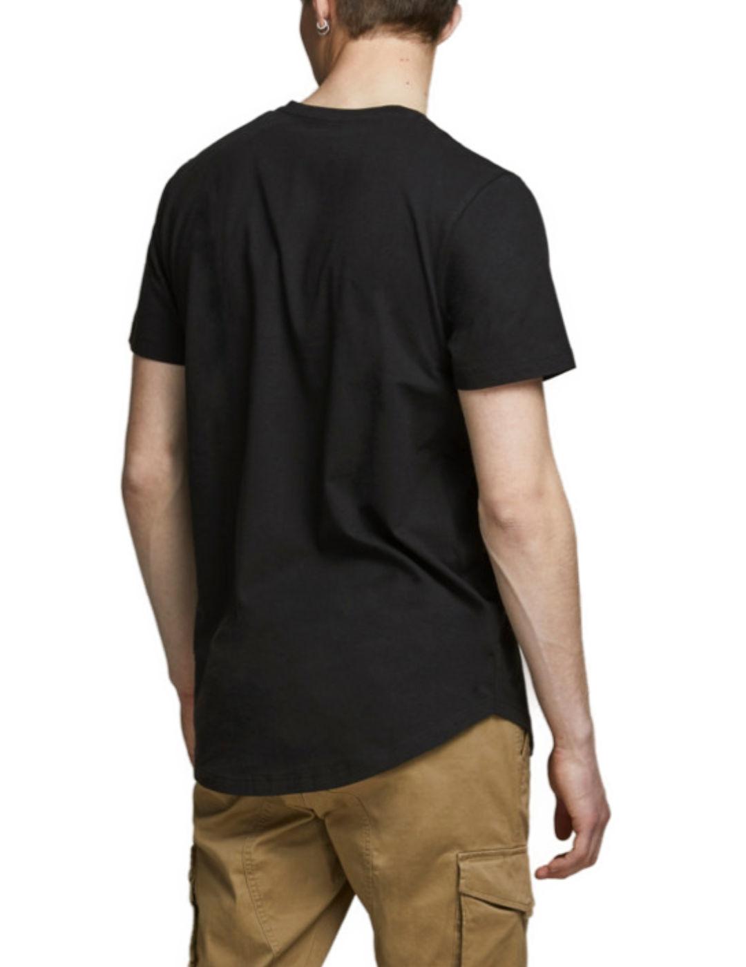 Camiseta Jack/df01Jones Enoa negra manga corta para hombre