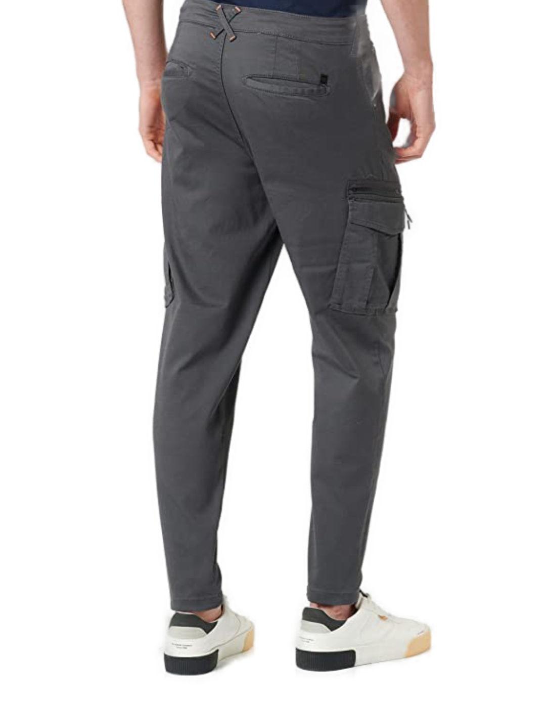 Pantalón Jack&Jones Stace cargo tapered gris para hombre