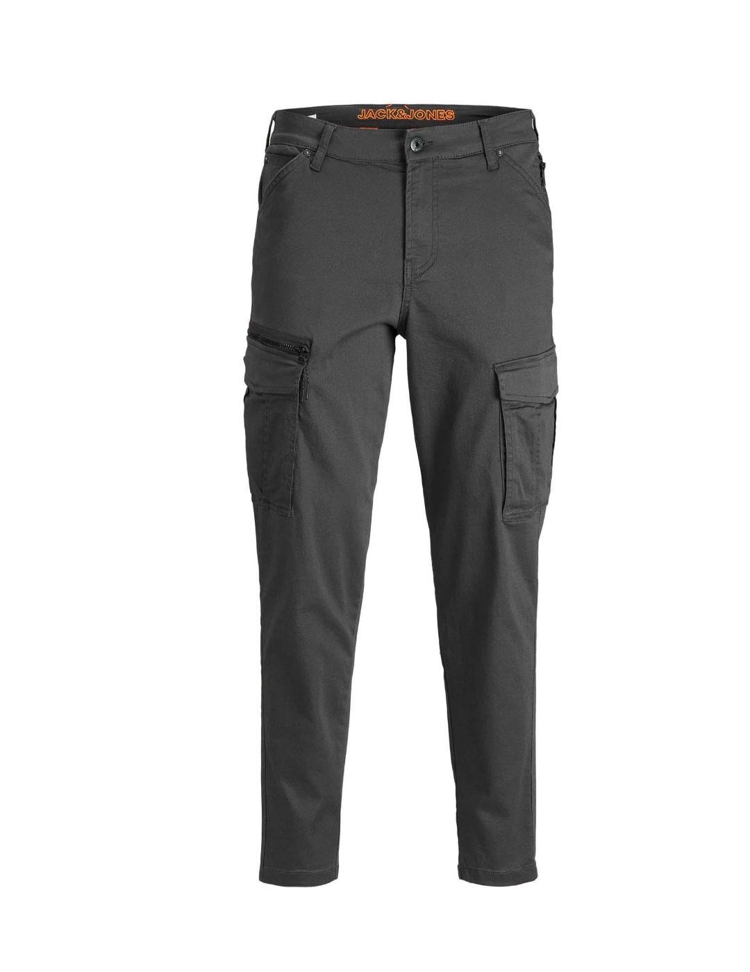 Pantalón Jack&Jones Stace cargo tapered gris para hombre