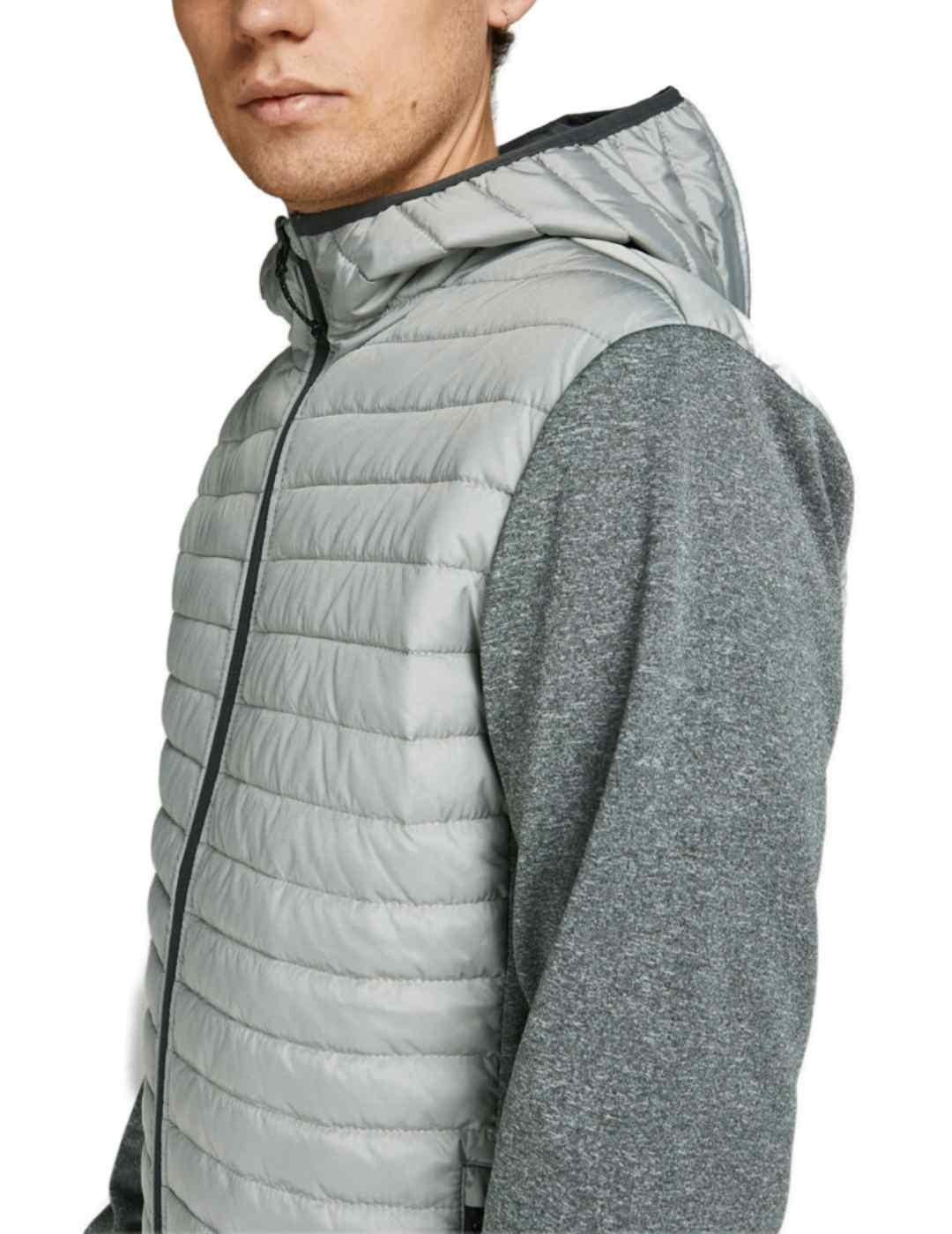 Chaqueta Jack&Jones Multi gris deportiva para hombre