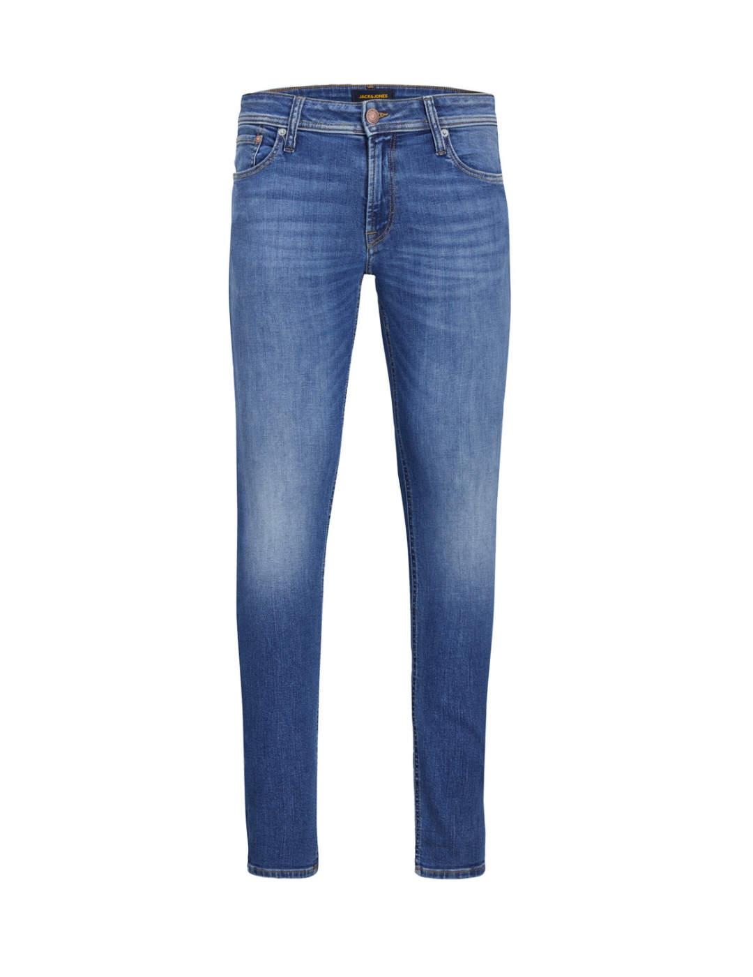 Pantalon vaquero Jack&Jones Liam skinny azul para hombre