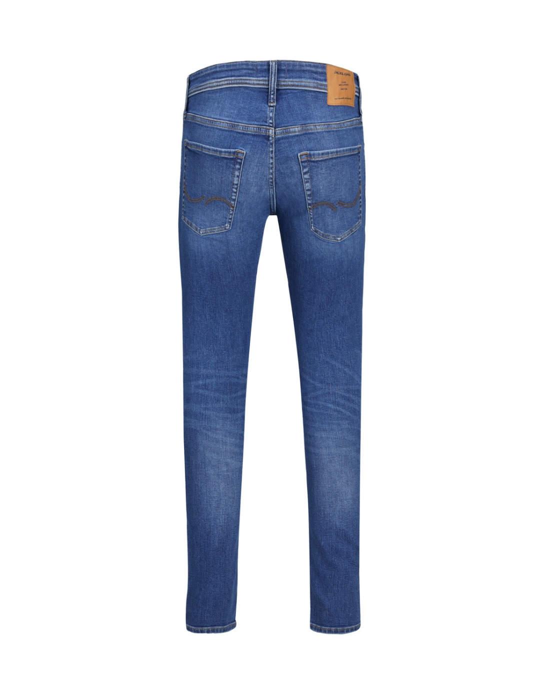 Pantalon vaquero Jack&Jones Liam skinny azul para hombre