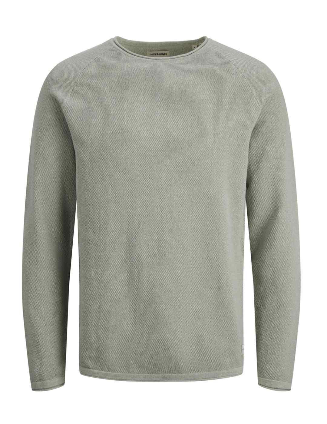 Jersey Jack&Jones Hill verde claro básico para hombre