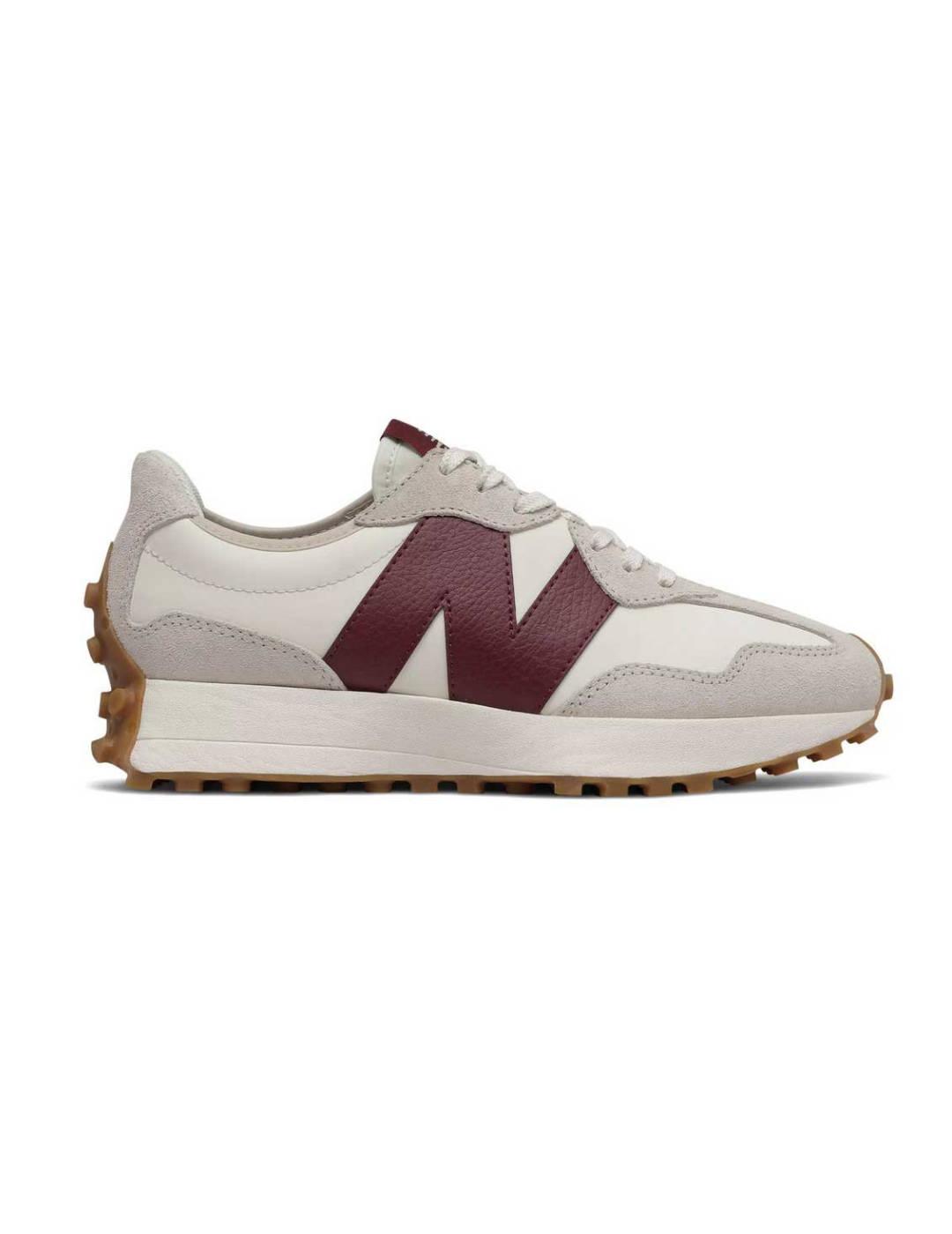 Zapatillas New Balance WS327KA blanco N granate de mujer