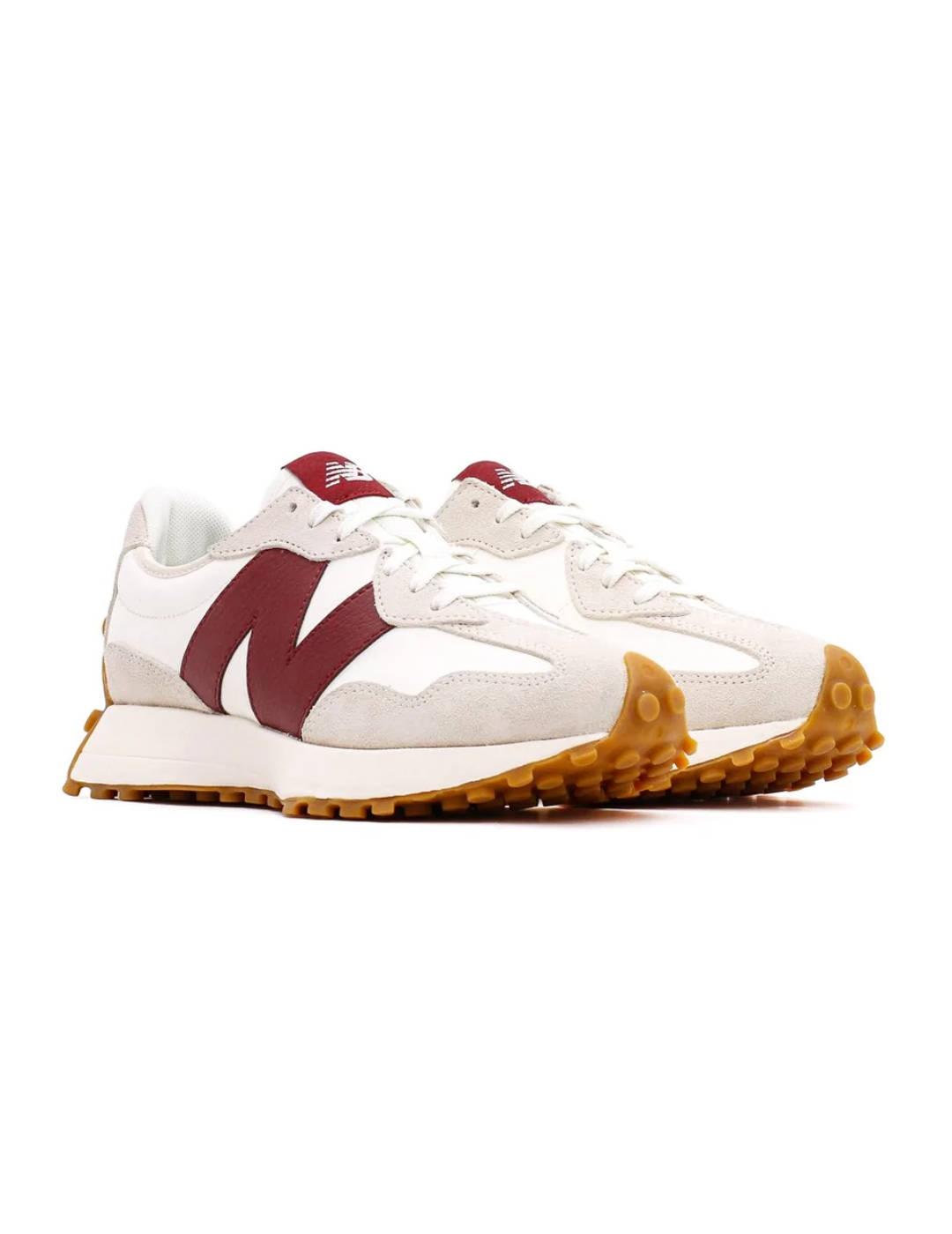 Zapatillas New Balance WS327KA blanco N granate de mujer