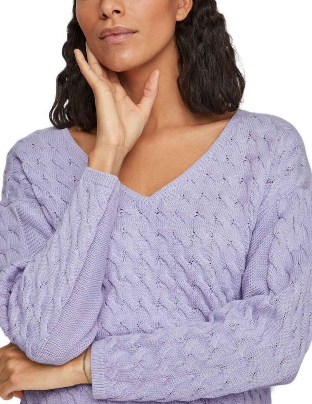 Jersey Vila Chao lavanda para mujer-c