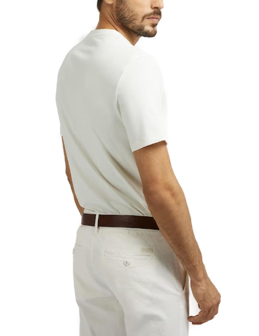Camiseta Guess Didim blanca de manga corta para hombre