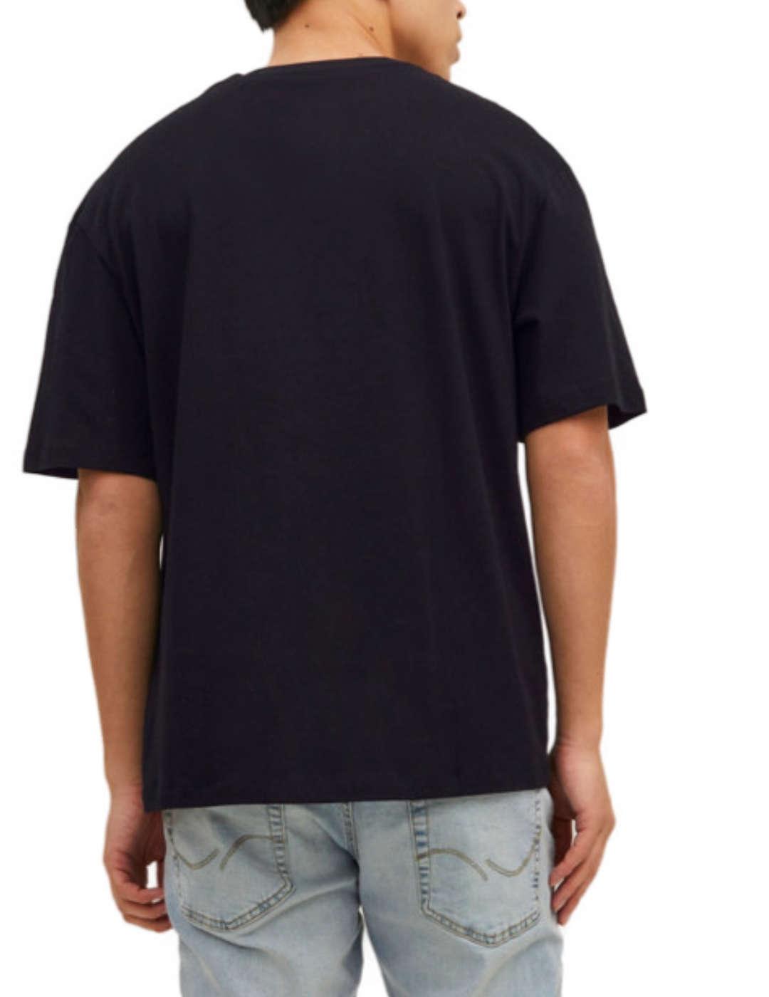 Camiseta Jack&Jones Harting negro de manga corta para hombre