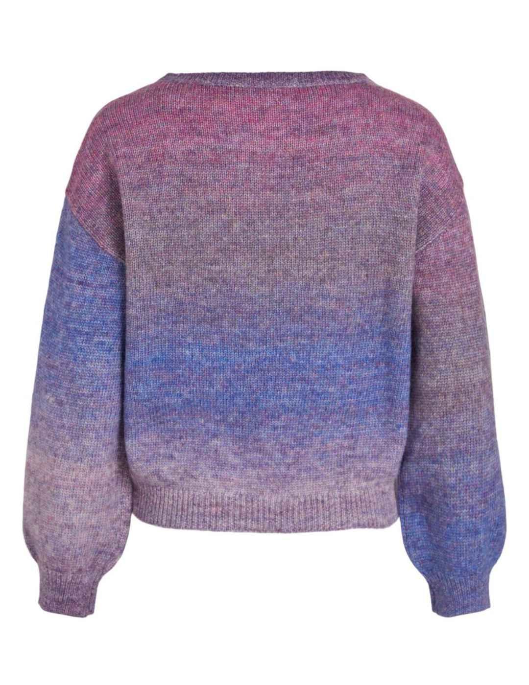 Jersey Vila Benette lavanda multicolor morado/rosa de mujer