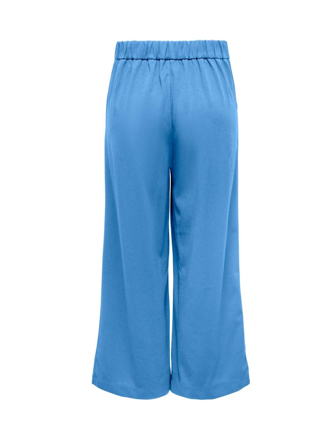 Pantalón culotte Only Klara azul denim para mujer