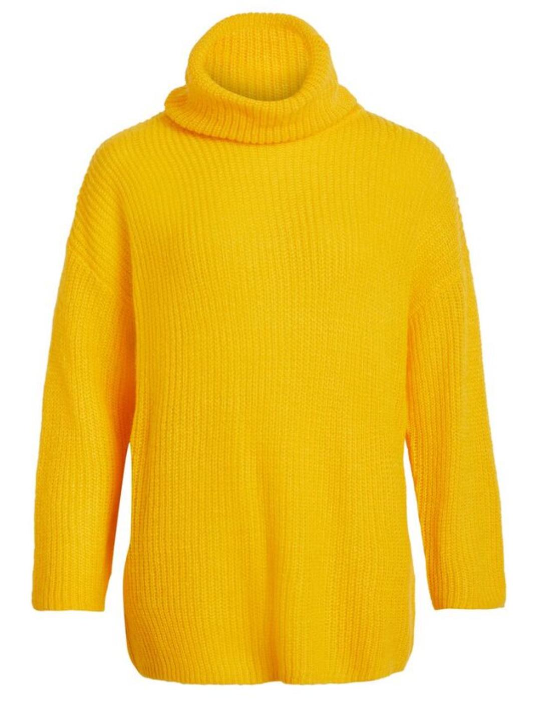 VIOLASA ROLL NECK KNIT GOLDEN-V