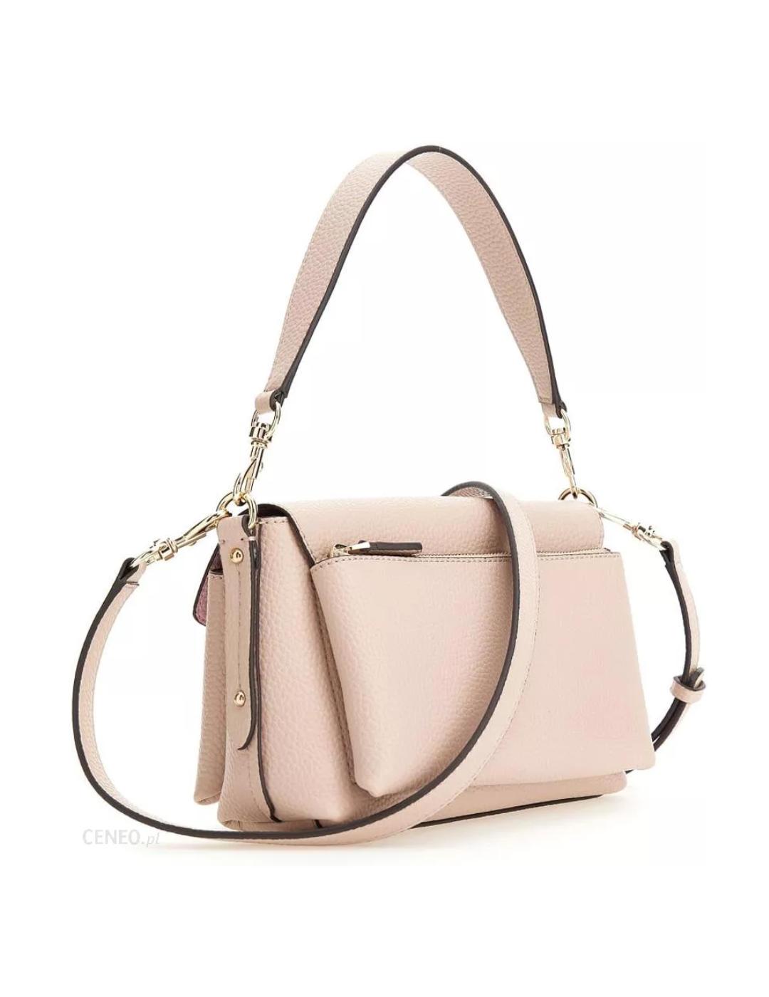 Bolso Guess Eco Brenton rosa pequeño para mujer