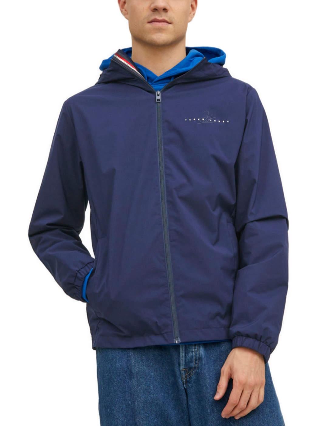 Chaqueta ligera Jack&Jones Joshua marino para hombre