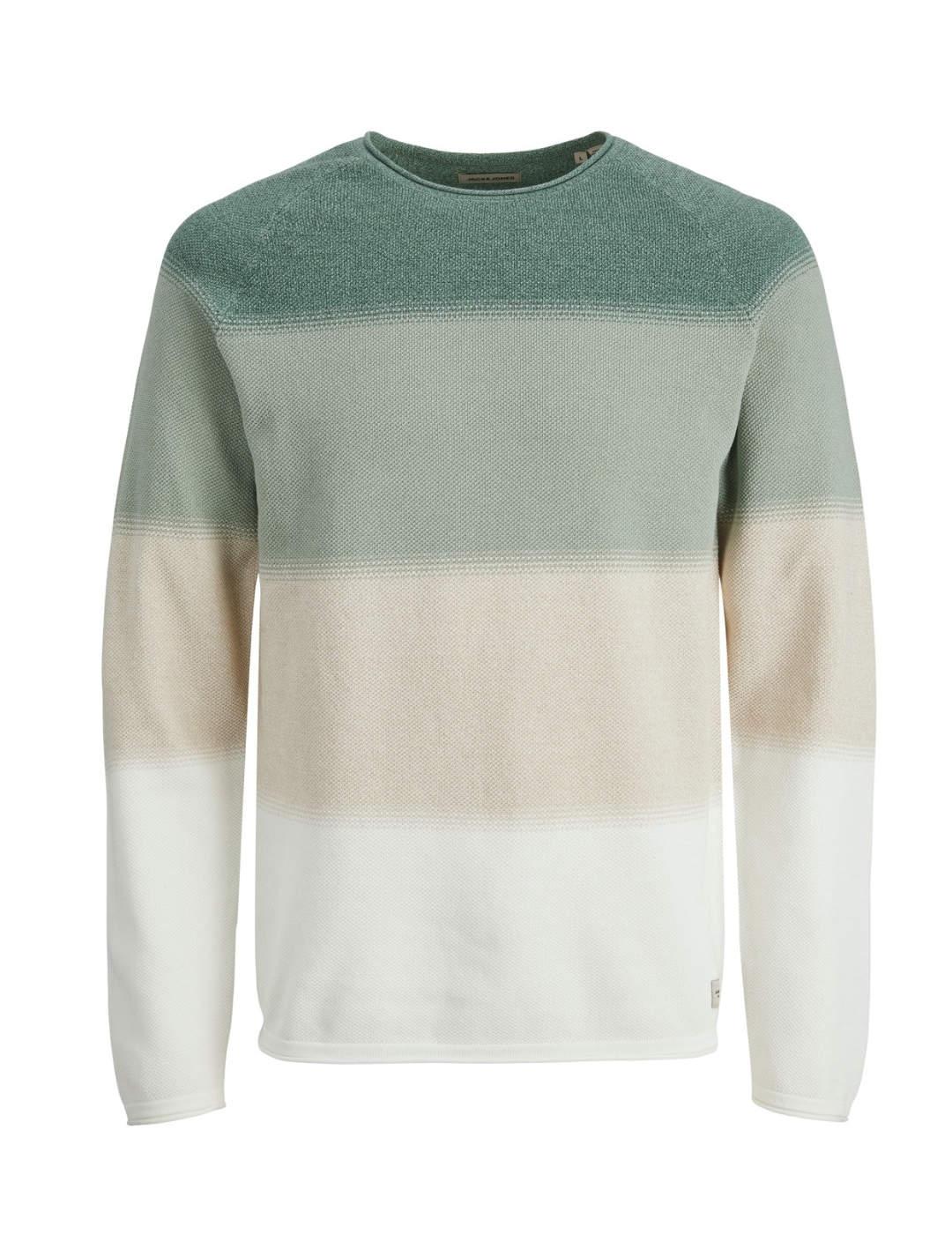 Jersey Jack&Jones Hill verde gradual para hombre