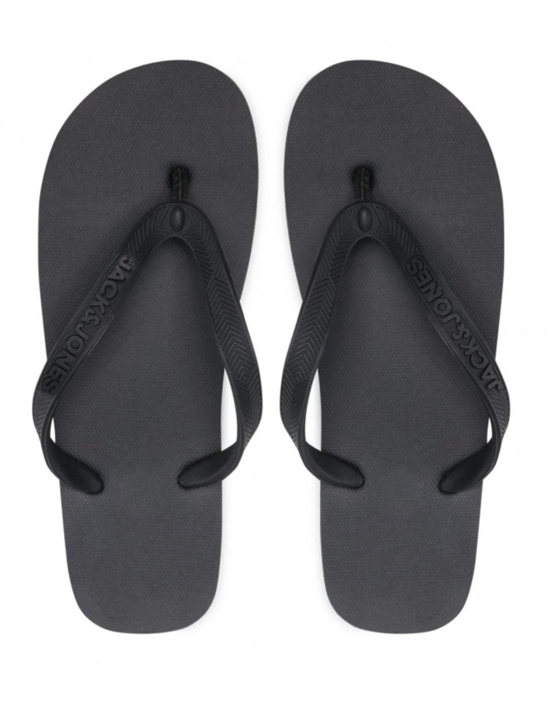 Chancla Jack&jones flip flop negra para hombre