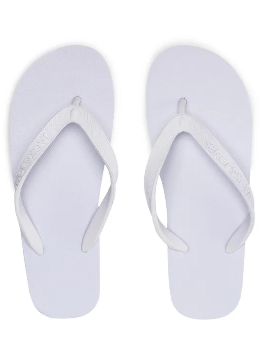 Chancla Jack&jones flip flop blanca para hombre